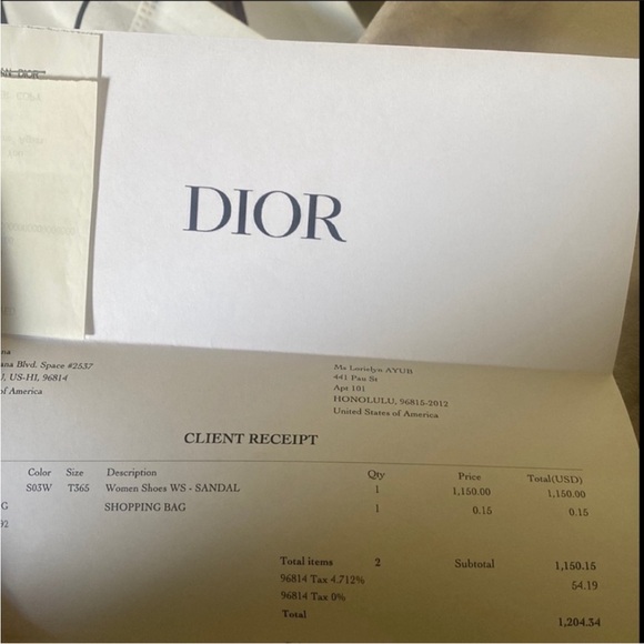 Dior Dioract Sandals - Picture 6 of 6